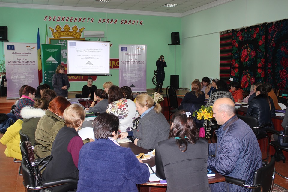 Sesiune de informare pentru reprezentanții OSC-urilor din raionul Taraclia!
