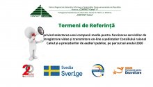 Termeni de Referință privind selectarea unei companii media pentru furnizarea serviciilor de înregistrare video și transmitere on-line a ședințelor Consiliului raional Cahul