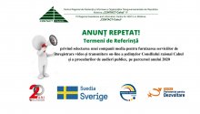 ANUNȚ REPETAT! privind selectarea unei companii media pentru furnizarea serviciilor de înregistrare video și transmitere on-line a ședințelor Consiliului raional Cahul