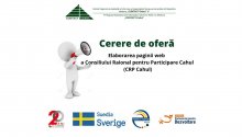 Cerere de Ofertă:  Elaborarea paginii web   a Consiliului Raional pentru Participare Cahul (CRP Cahul)