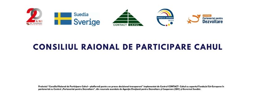 ?#StămAcasă și participăm pro-activ în procesul decizional al Consiliului raional Cahul.