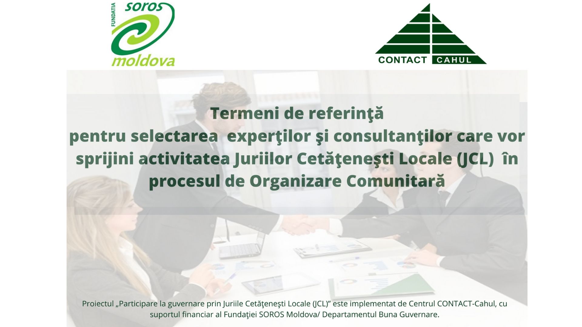 Termeni de referință  pentru selectarea  experților și consultanților