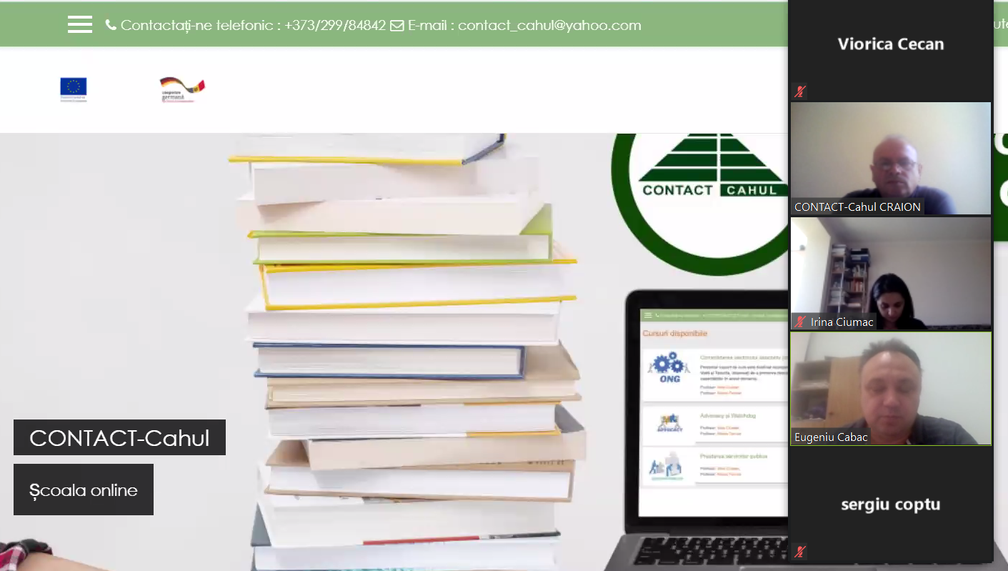 Școala online pentru Organizațiile Societății Civile și-a început activitatea.