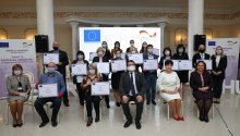 UE-GIZ // Comunicat de presă  15 organizații ale societății civile din Regiunea Sud au primit certificate de grant din partea Uniunii Europene.