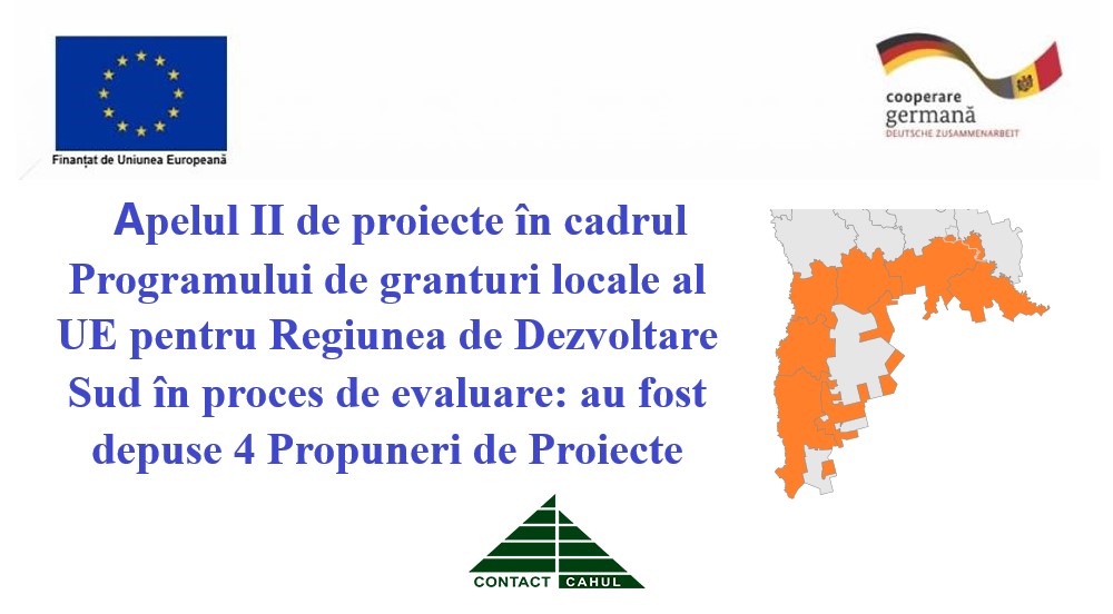 UE // Apelul II de proiecte în cadrul Programului de granturi locale al UE pentru Regiunea de Dezvoltare Sud în proces de evaluare
