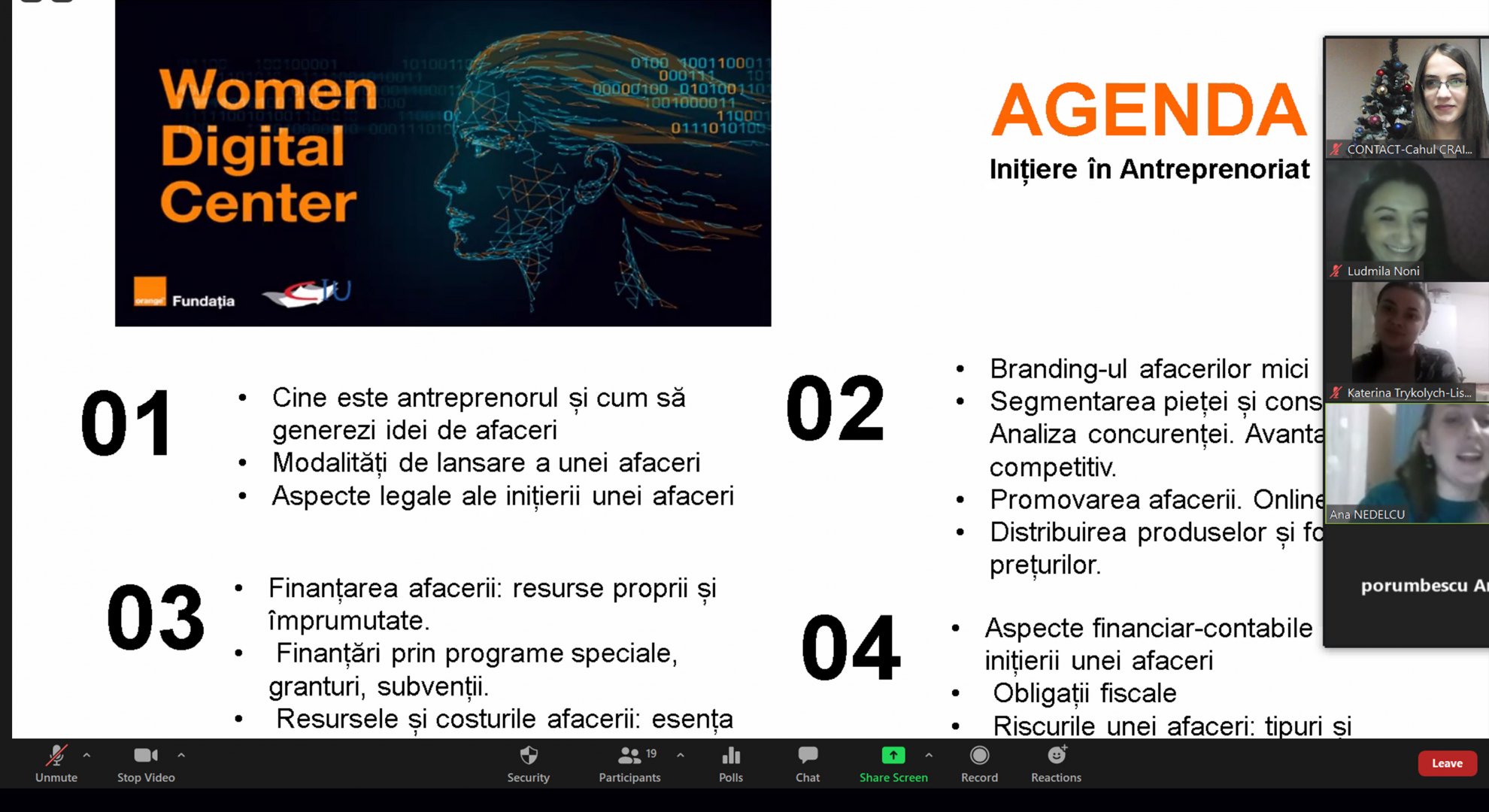 A fost lansat cursul de instruire gratuit „Educație Antreprenorială și digitală” online Ediția a- II -a!