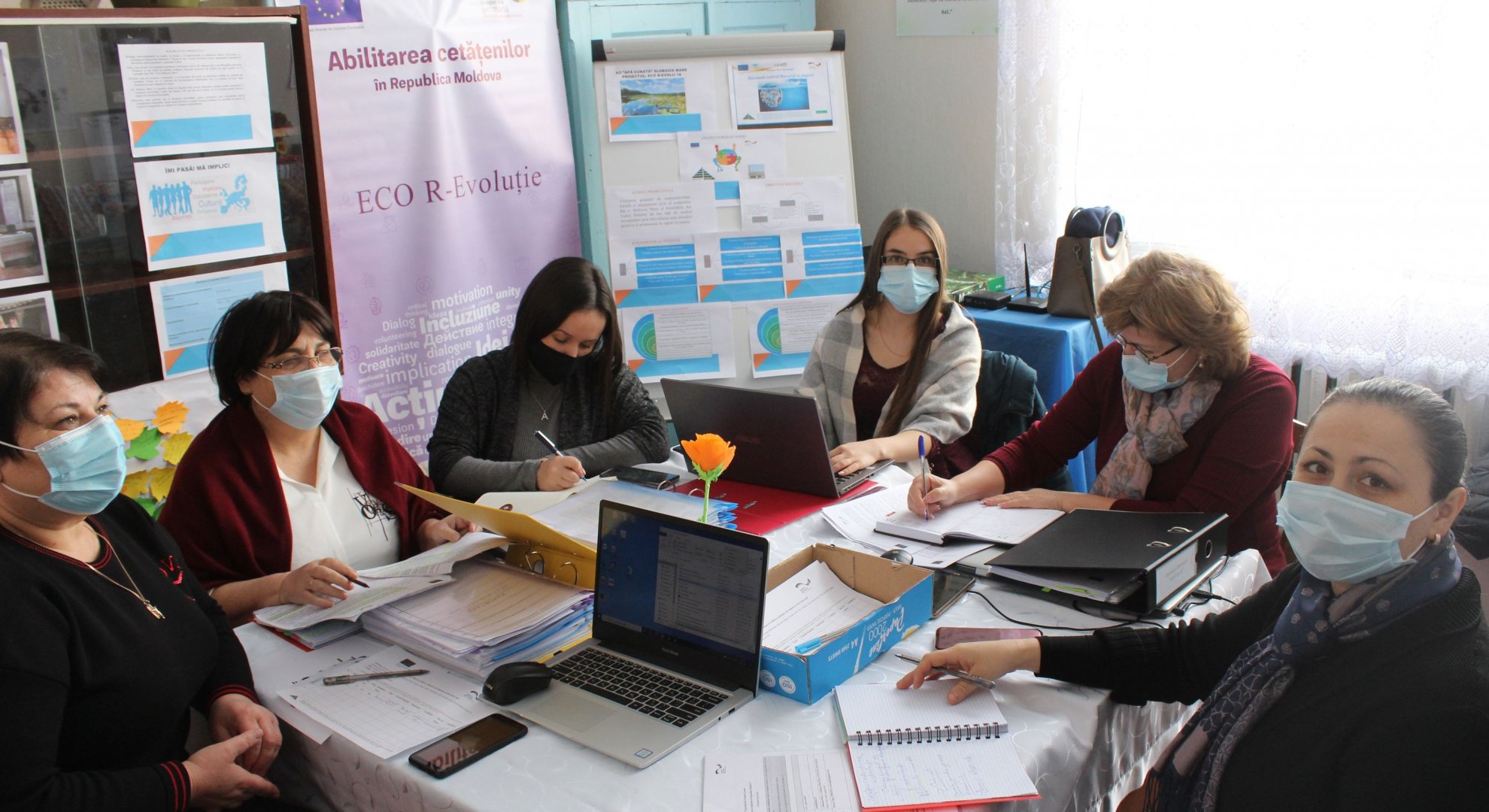 UE // Vizite de monitorizare a proiectelor implementate de AO ”Apă curată” din Slobozia Mare și Asociația Băștinașilor din com. Manta ”Acasă cu dor”