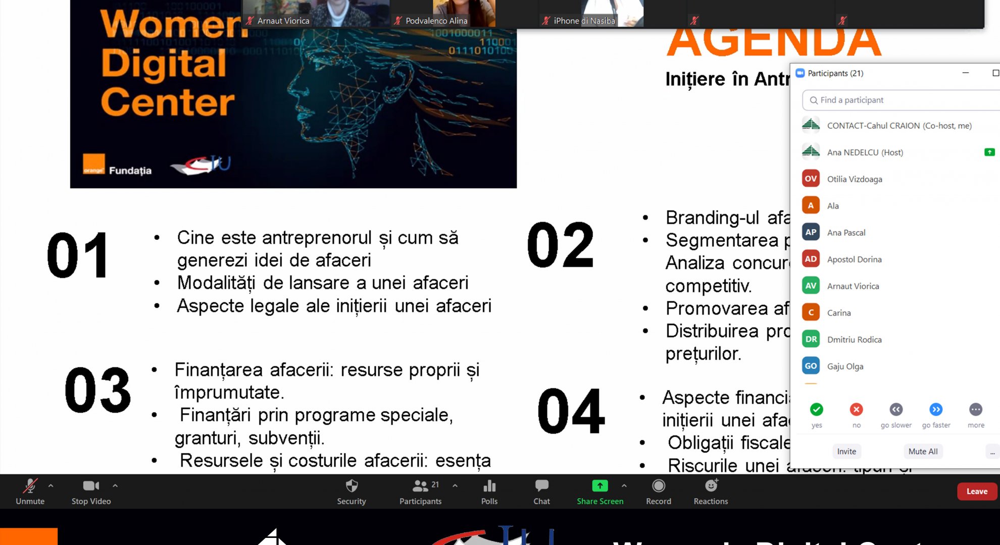 Astăzi o idee, mâine o afacere!