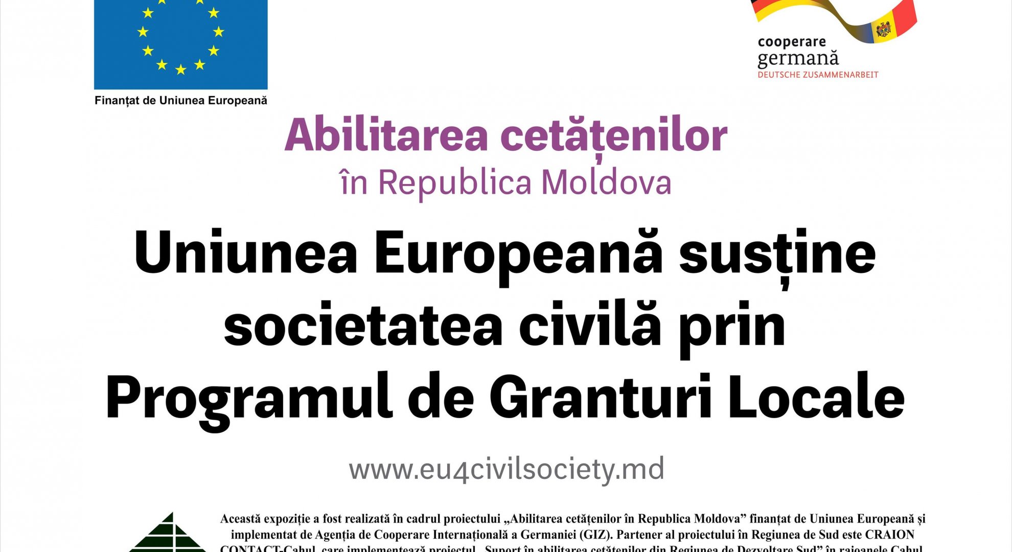 UE // Centrul CONTACT-Cahul marchează Ziua Europei printr-o expoziție de fotografie