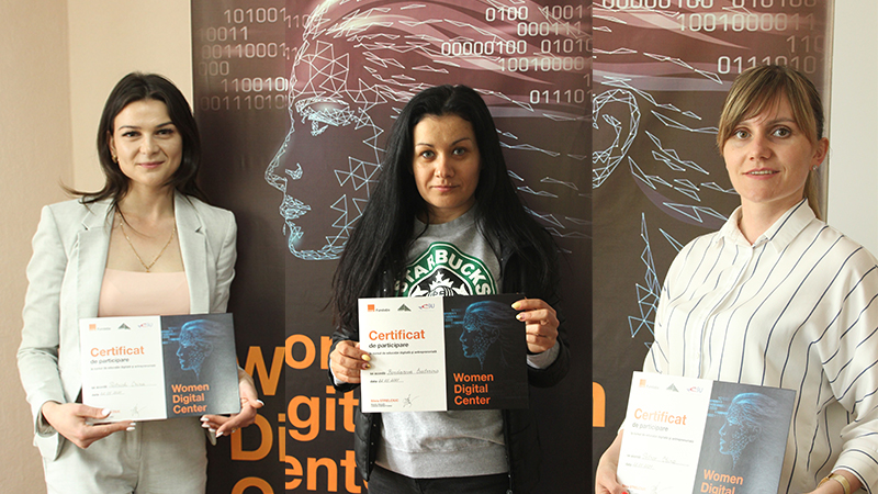 Peste 125 de femei au finalizat cursurile gratuite de Educație Digitală și Antreprenorială