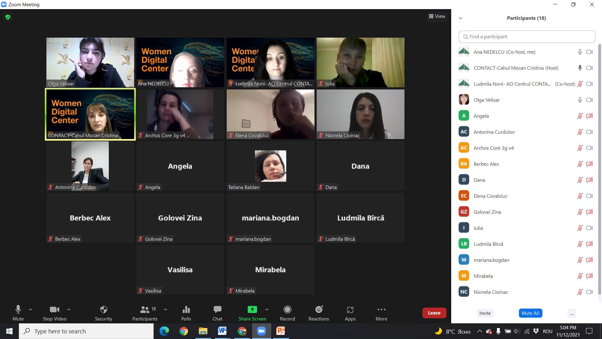 WOMEN’S DIGITAL CENTER vine din nou în regiunea SUD!