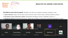 33 de beneficiare ale proiectului „Women’s Digital Center” au fost instruite online