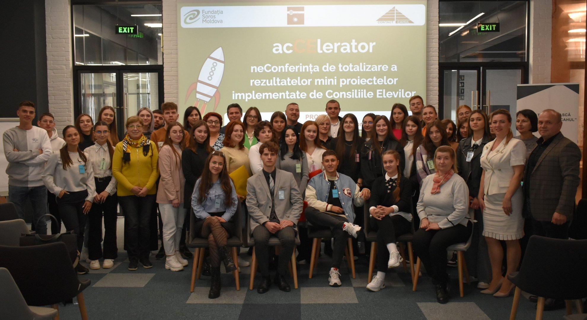 Consiliile Elevilor din nordul și sudul țării s-au întrunit într-o Conferință de totalizare a rezultatelor miniproiectelor implementate