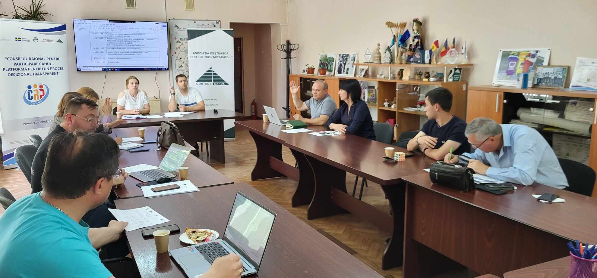 ȘEDINȚA DE LUCRU A CONSILIULUI RAIONAL PENTRU PARTICIPARE CAHUL
